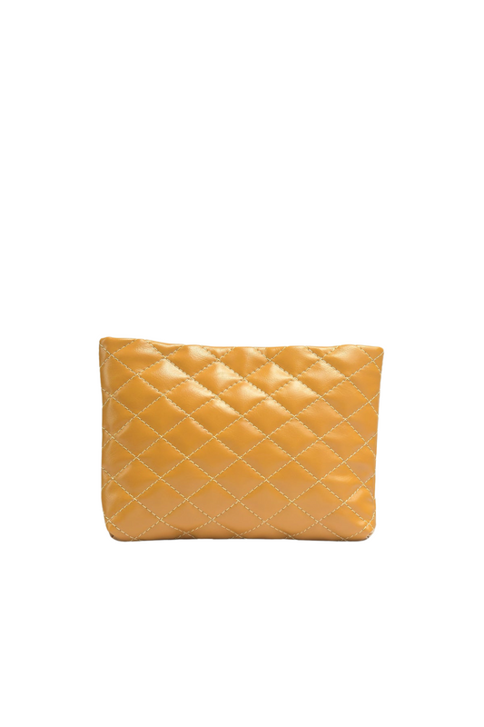Quilted Mini Embossed Pouch